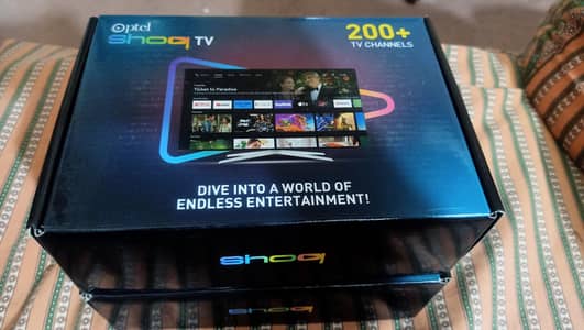 PTCL, SHOQ,TV, Android Box