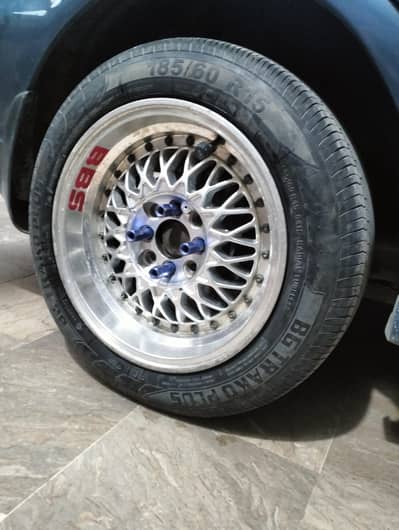 BBS Original Rims (with tyres) — 15″