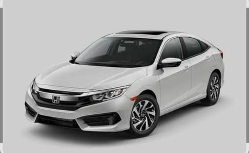 civic available for rent monthly basis with Driver'