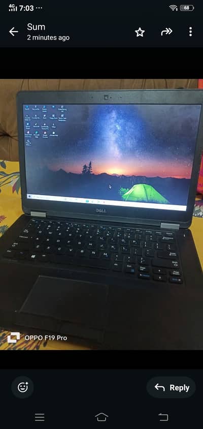 Laptop for sale used 1 year