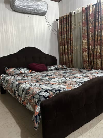 Wooden Queen size bed and sofacum bed for sale
