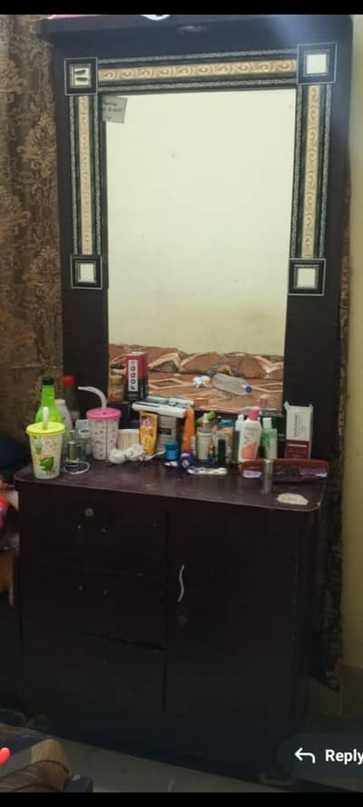 Dressing Table with light and 2 side table