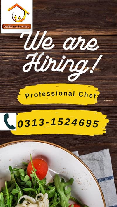 Cook Required in Karachi (Hill Park) – Full Time / Part Time
