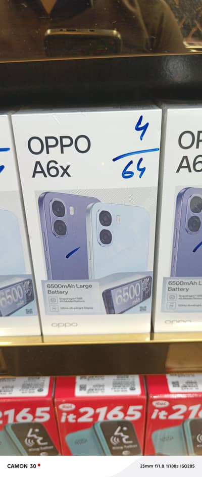 OPPO A6X 4/64 BOX PACK OFFICAL ONE YEAR WARRANTY