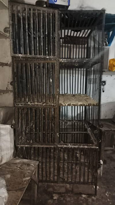 Heavy weight iron Hen Cage for shop  (pinjra)