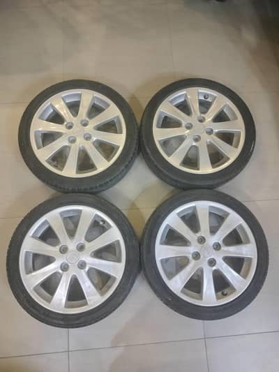 Daihatsu Move Custom Alloy Rim Wheels with Tyres