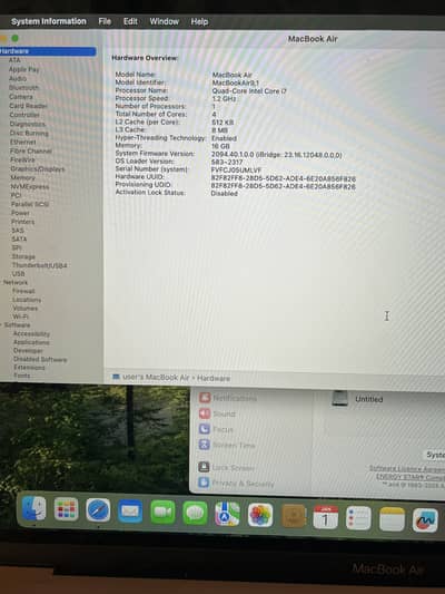 MacBook Air 2020 (13”) | Core i7 | 16GB RAM | 512GB SSD | Rose-Gold