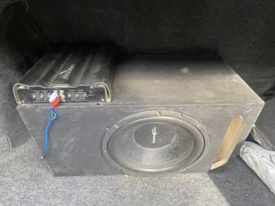 Amp and Woofer