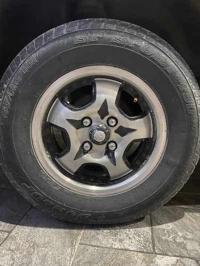13” Alloy Rims with Tyres