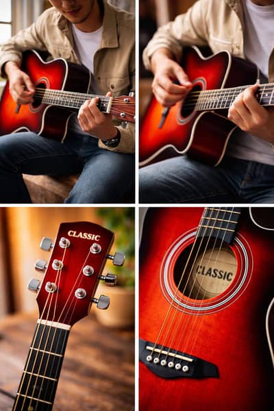 Classic acoustic guitar