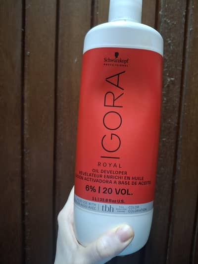 igora hair developer