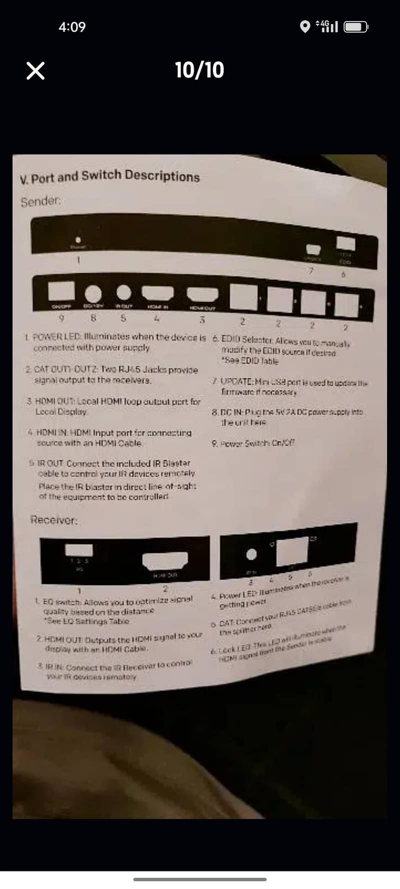 HDMI splitter extender . 3