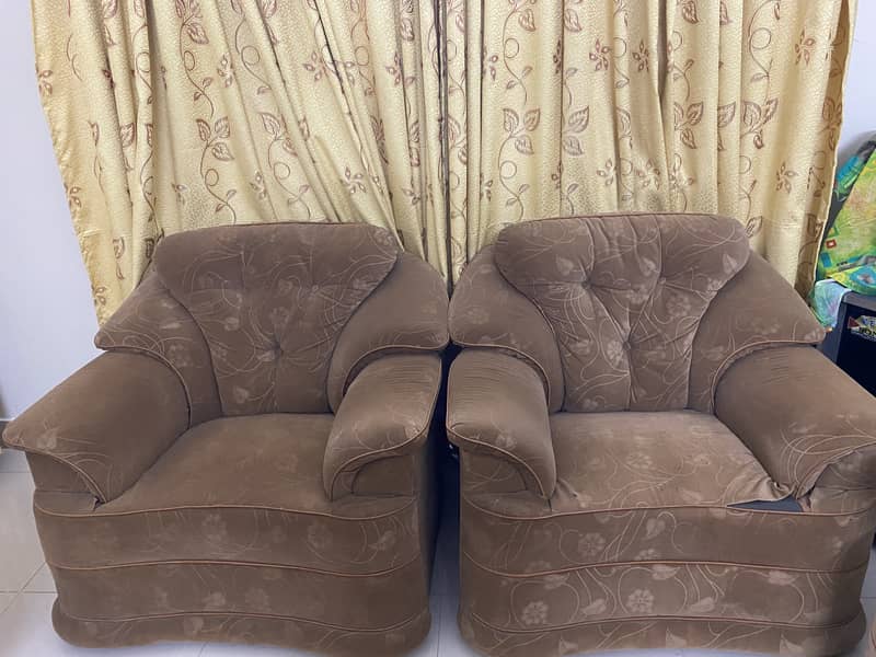 Sofa 5 seater & side table & Centre table 1