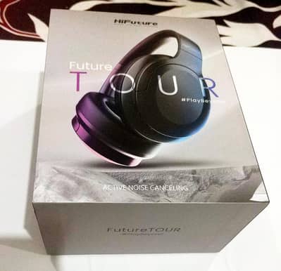 American FutureTour Pro Hybrid ANC Wireless Headphones - Black