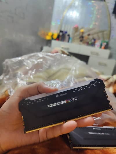 Corsair Vengeance RGB Pro RAM – Gaming Memory – Like New Description: