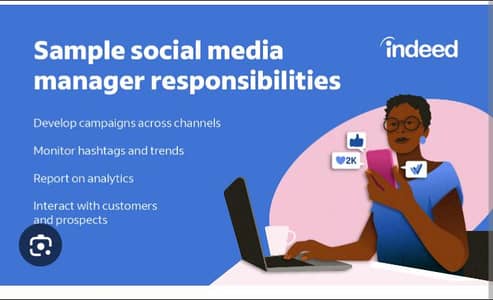 social media manager required