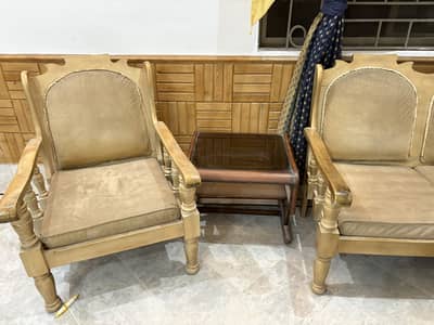 Sofa set with tables