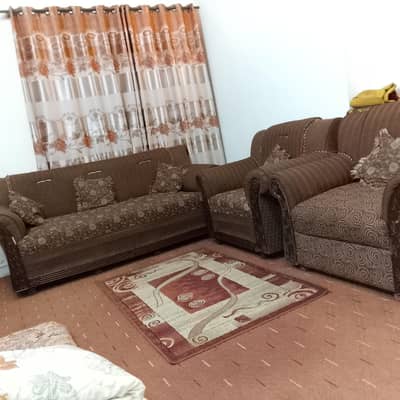 7 Seater Sofa with Dewan and Cousins