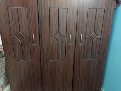 Wardrobe Almari 3 piece