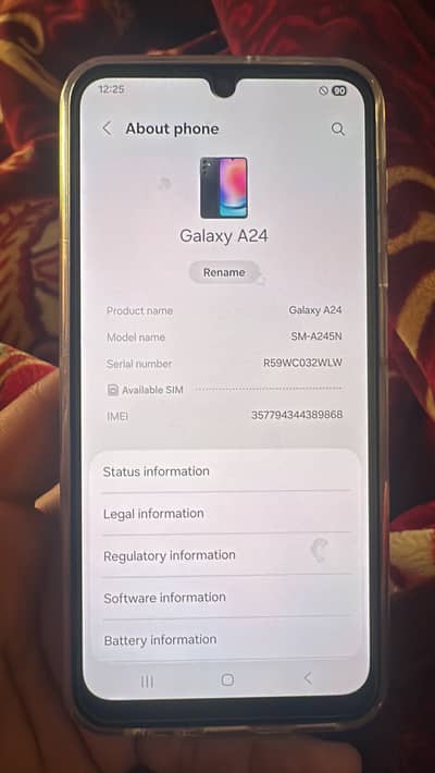 Samsung A24 for sale new