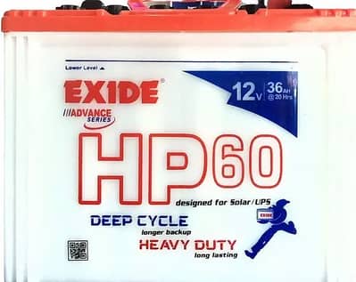 Exide HP-60 12v 36AH Battery
