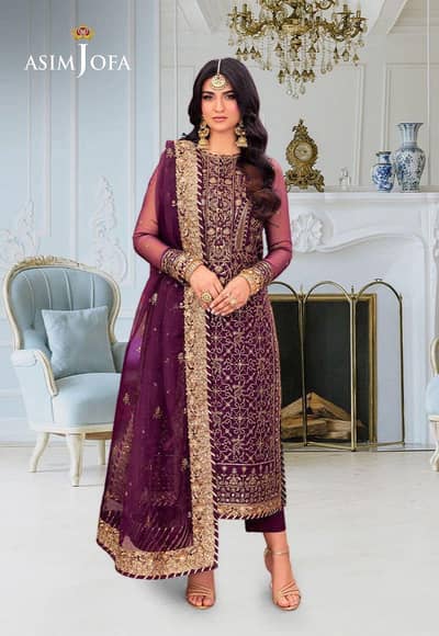 Brands hit codes lawn 3pc heavy embroidered Eid collection 2026