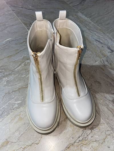 White long boots girls