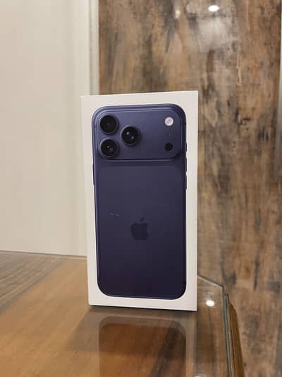 Iphone 17 Pro Max -Deep Blue Non PTA Dual SIM 256 GB BOX PACK