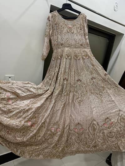 valima Dress , Golden pink tea or peach mix work