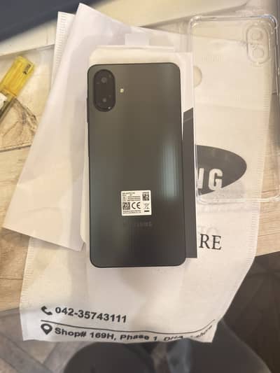 Samsung A07 4-64 open box none active with full warranty