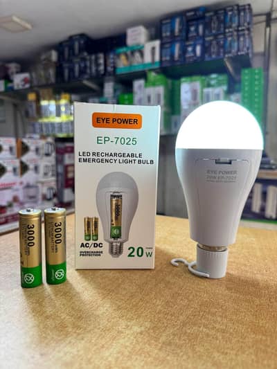 Rechargeable Ac DC Bulb & light