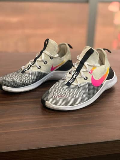 Original Nike Running Shoes White Black Pink
