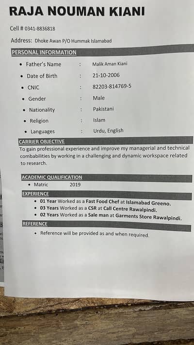 I’m very needy any job