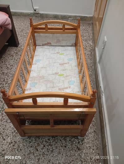 Wooden baby cart / swing