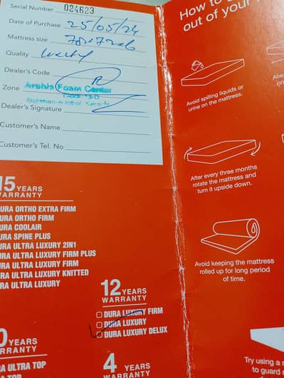 Durafoam king size mattres