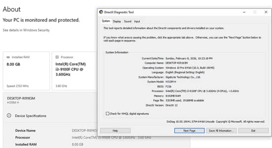 CORE i3 9TH GEN FOR SALE