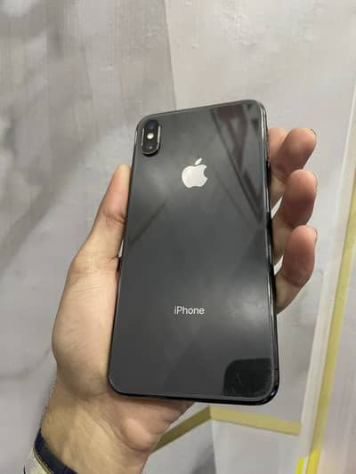 Iphone xsmax all okay 512gb battery change face id issue exchange