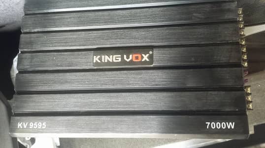 Powerful Car Sound System -KINGVOX 7000W Amp + Kenwood Subwoofer 15"