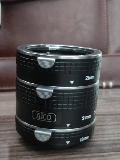 Macro Extension Tube set Canon EF mount