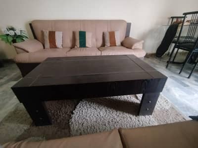 center table and 2 side tables