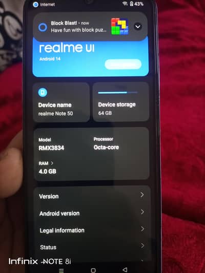 realme note50