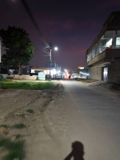 120 Sq Yard Leased + Map Paas + PARK FACING Plot In SAADI TOWN Block 7