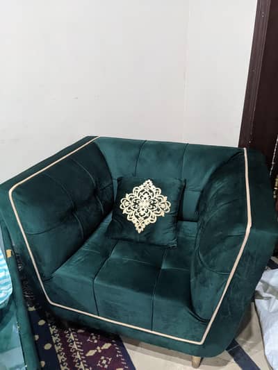 6 seater sofa set with table