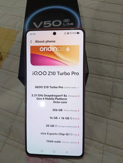 IQOO Z10 TURBO PRO (16+16/256) PLAYSTORE 100% WORKING