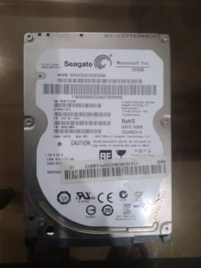 Seagate 2.5 SATA 500 gb Laptop HDD