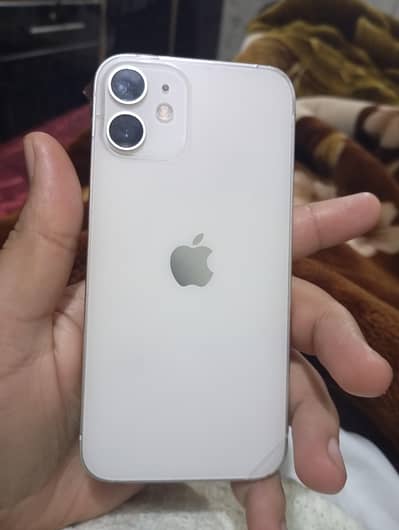 12 mini iPhone white colour 64 gb jv