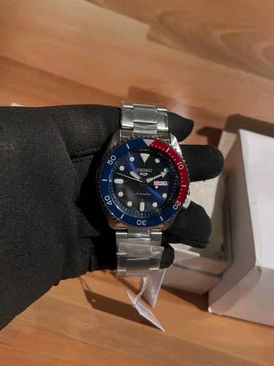 Seiko 5 Sports Automatic Pepsi