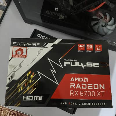 rx 6700xt 12gb GDDR6 GPU 2k support