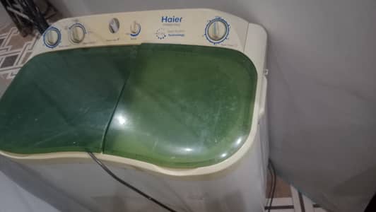 Haier Semi-Automatic Washing Machine | Washer + Dryer | Good Condition