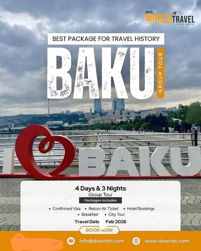Baku Group, Visit Visa Available 03179567686